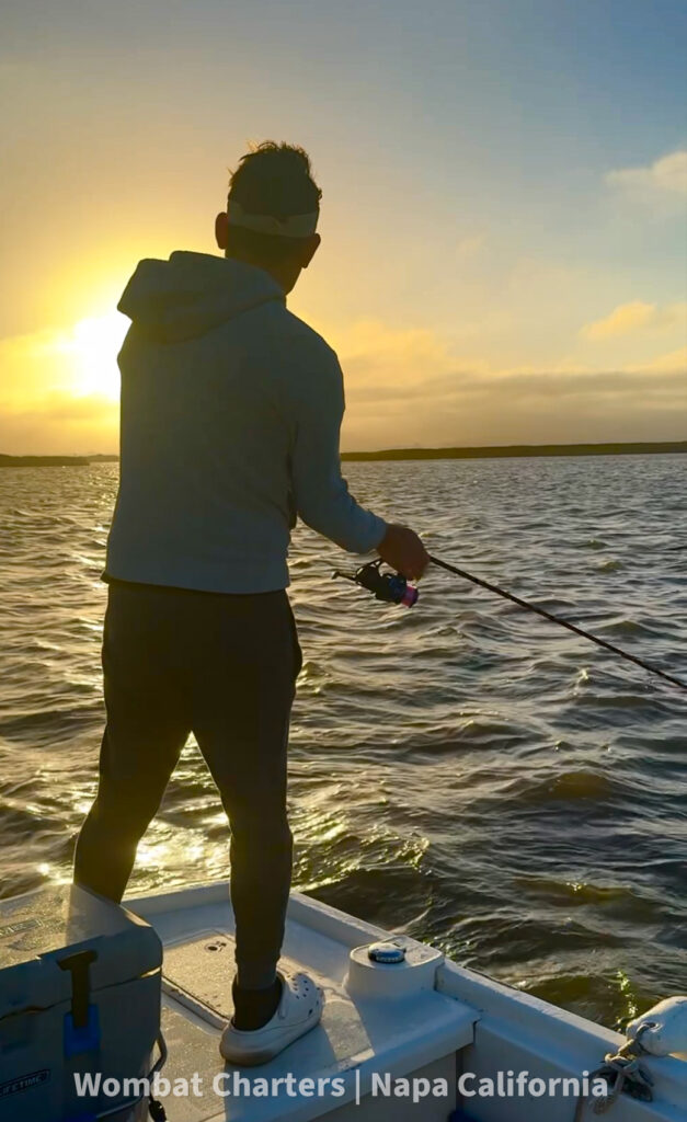 light tackle lure casting in the napa river