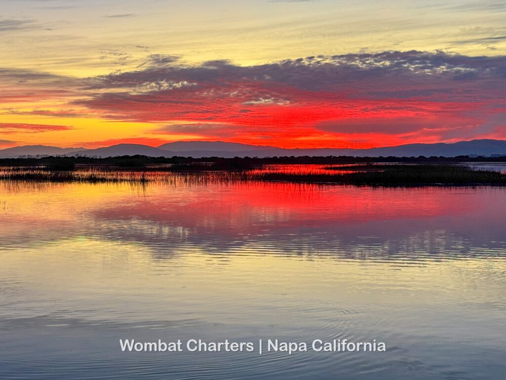 Another magnificent sunset on the Napa River